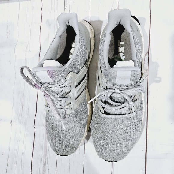 MEN'S ADIDAS ULTRA BOOST GREY SIZE 9 - Picture 8 of 9